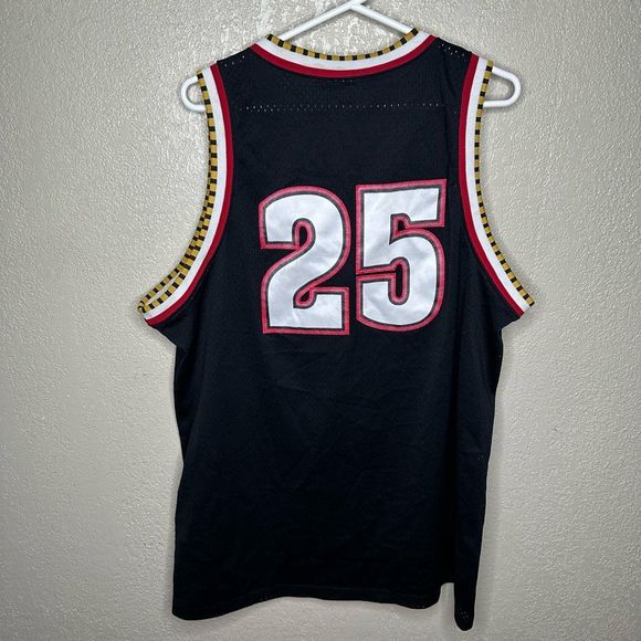 Men’s Large Nike #25 Maryland Terrapins Terps Basketball Jersey Vintage Red Size - Picture 4 of 7